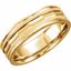 50187:235870:P 14kt Yellow 6mm Comfort Fit Band Size 11.5