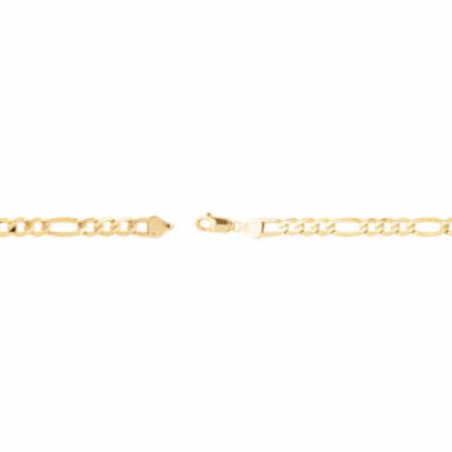 CH630:288298:P 14kt Yellow 6.5mm Figaro 8" Chain
