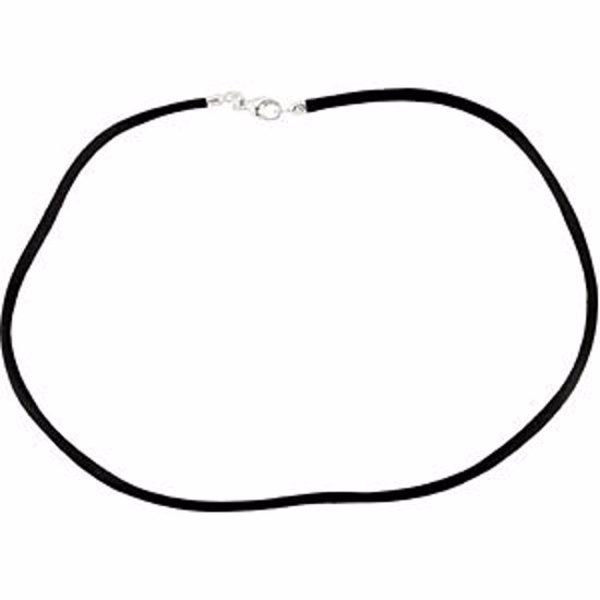 CH606:288549:P Black Silk Cord 2.25mm 