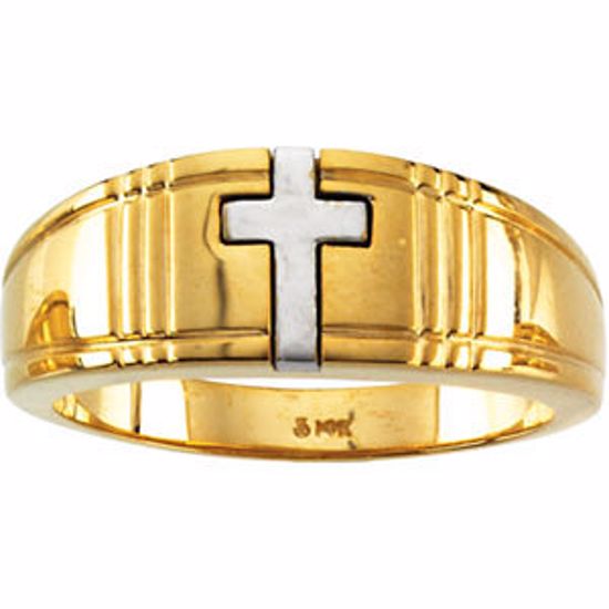 R7045:65134:P Cross Duo Ring
