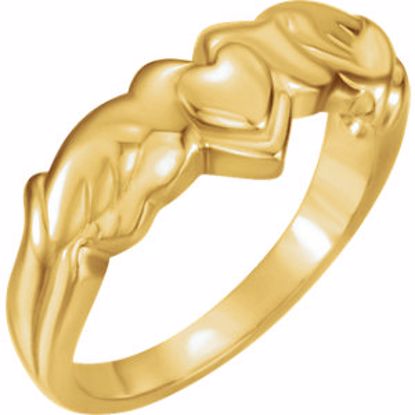 R6504:66278:P Holy Spirit Heart Ring