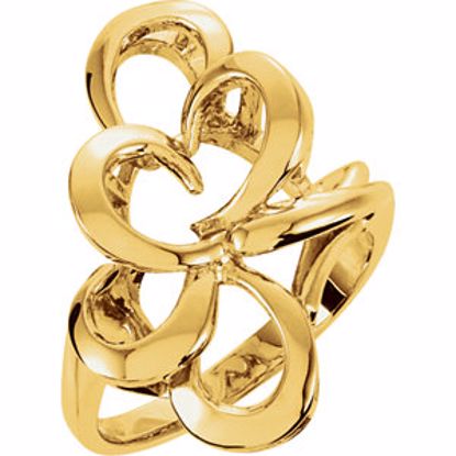 5255:84232:P 18kt Yellow Metal Fashion Ring