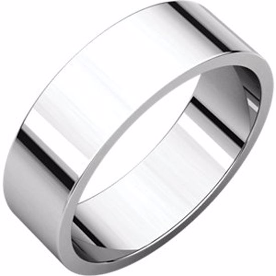 F12:120311:P Platinum 6mm Flat Band