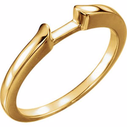 10893:124849:P 10kt Yellow Band for 5.2mm Round Engagement Ring Mounting
