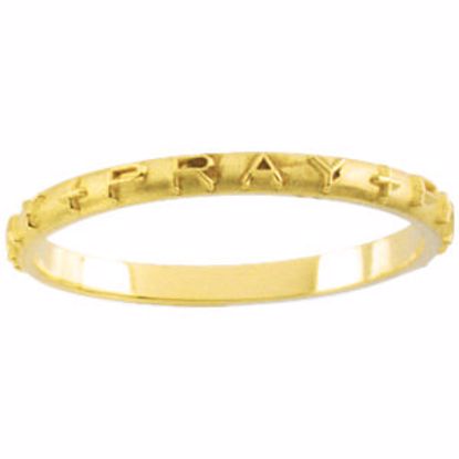 R16621:130128:P 14kt Yellow Size 09.00 Prayer Ring