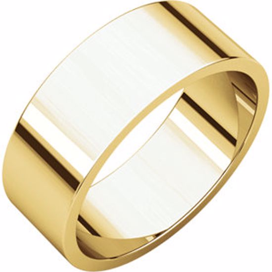 F9:184565:P 10kt Yellow 7mm Flat Band