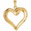 60736:209315:P Diamond Heart Pendant