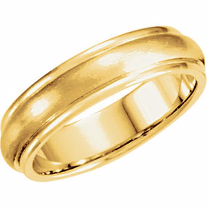 50165:225918:P 14kt Yellow 5mm Design Band Size 10