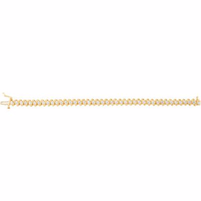 61718:251673:P 14kt Yellow 3 1/3 CTW Diamond Line Bracelet
