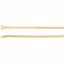 CH523:242068:P 14kt Yellow 6.5mm Hollow Rolo 7" Chain
