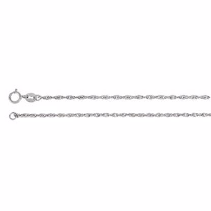 CH74:244997:P 14kt White 1.75mm Solid Rope 7" Chain
