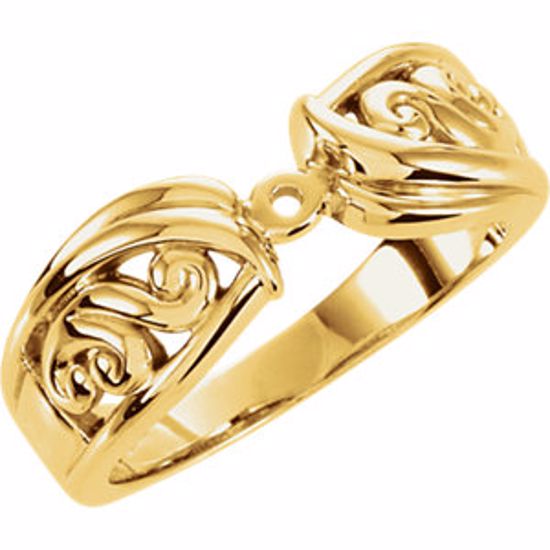 50290:275460:P 10kt Yellow Solitaire Engagement Ring Base