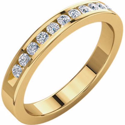 62855:277676:P 1/4 CTW Diamond Classic Channel Set Anniversary Band