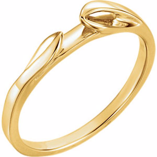 4560:5737:P 10kt Yellow Remount Ring