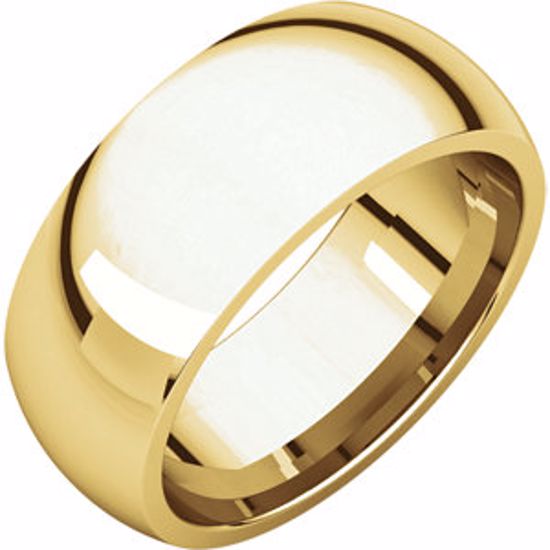 IR9:50966:P 10kt Yellow 8mm Comfort Fit Band