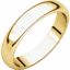 HR8:50869:P 10kt Yellow 4mm Half Round Band