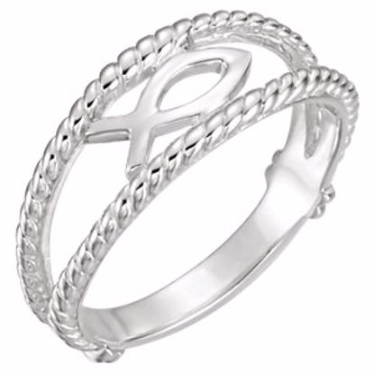 R7020:144179:P Ichthus (Fish) Chastity Ring