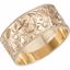 50065:145008:P 14kt Yellow 10mm Hand Engraved Band Size 10