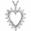60745:207603:P Diamond Heart Pendant