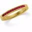 61569:253582:P 14kt Yellow Ruby Anniversary Band Size 8