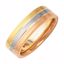 50248:254598:P 14kt Yellow, White, & Rose Tri-Color Wedding Band