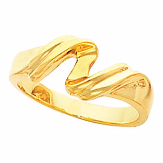 50294:276742:P 14kt Yellow Freeform Ring