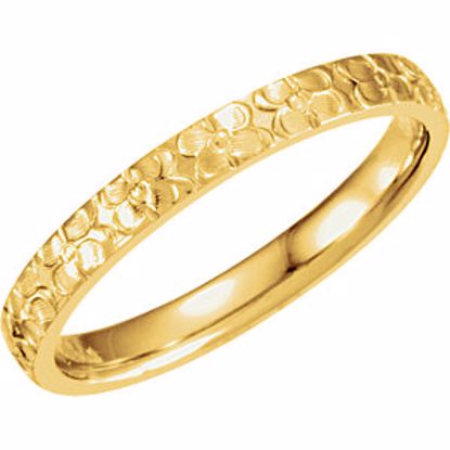 50427:278536:P 14kt Yellow Band Size 7