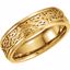 50519:298941:P 14kt Yellow 7mm Celtic Band Size 5.5