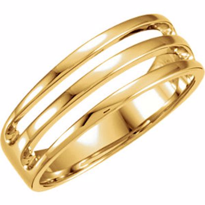 4508:5606:P 10kt Yellow Men's 7mm Bar Style Band