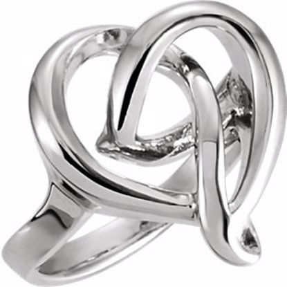 5482:34497:P Freeform Heart Ring