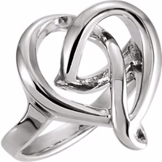 5482:34497:P Freeform Heart Ring