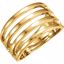4508:83107:P 18kt Yellow Ladies 10.3mm Bar Style Band