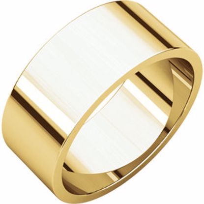 F4.5:143341:P 10kt Yellow 8mm Flat Band