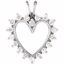 60746:207604:P Diamond Heart Pendant
