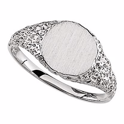 5201:226544:P Platinum Signet Ring