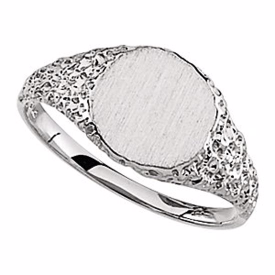 5201:226544:P Platinum Signet Ring