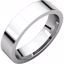 FIR11.5:224302:P Platinum 5mm Flat Comfort Fit Band