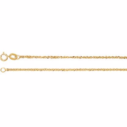 CH617:287922:P 14kt Yellow 1.25mm Sparkle Singapore 7" Chain
