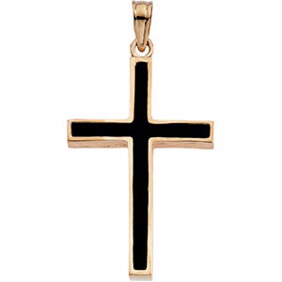R4010BK:62712:P Cross Pendant