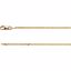 CH125:120478:P 14kt Yellow 1.75mm Solid Diamond-Cut Cable 7" Chain