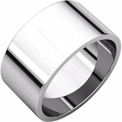 F12:120314:P Platinum 10mm Flat Band