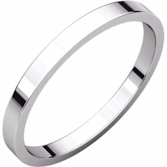 F4:120232:P Platinum 2mm Flat Band