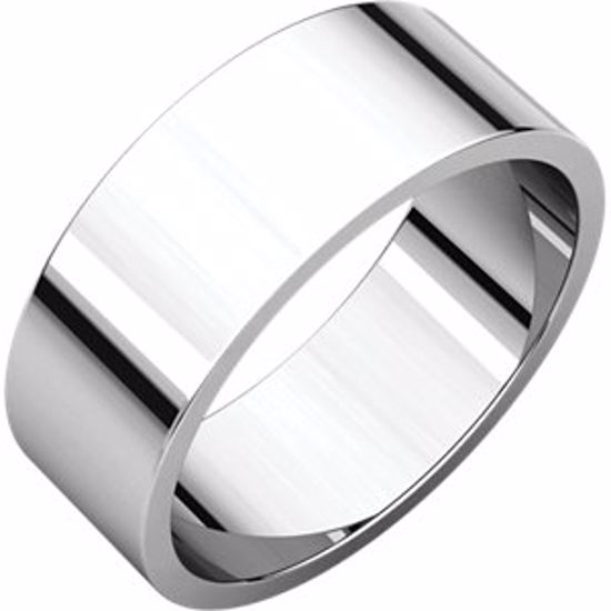 F9.5:140047:P Platinum 7mm Flat Band