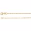 CH204:140850:P 14kt Yellow 1.25mm Alternating Diamond-Cut Bead 18" Chain