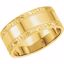 50094:180184:P 14kt Yellow 8.5mm Hand Engraved Band Size 8