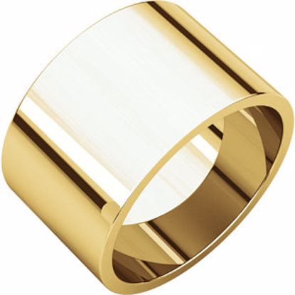F4:142491:P 10kt Yellow 12mm Flat Band