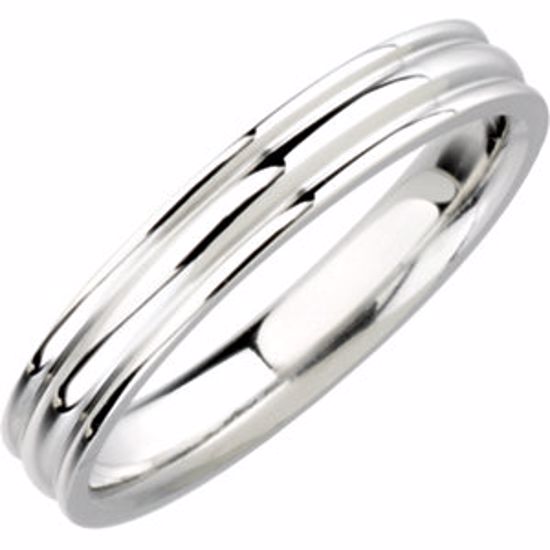 5983:143817:P Platinum Comfort Fit Design Band Size 6