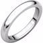 IRH7:143241:P Platinum 3 mm Heavy comfort Fit Band