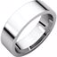 FIR10.5:224293:P Platinum 6mm Flat Comfort Fit Band