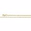 CH511:242138:P 14kt Yellow 1.5mm Diamond Cut Rope 7" Chain